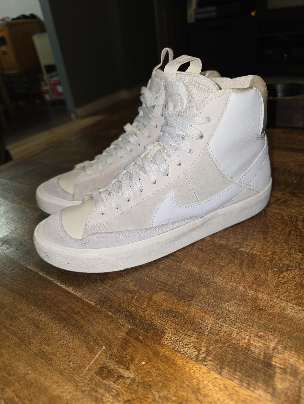 Nike Blazer Mid '77 GS Dance - Summit White Phantom Cream Sz 6.5